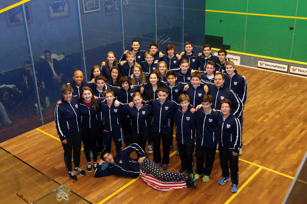 As squash grows at home,  Team USA made squash history this year by heading to the British Junior Open Squash Championships in January 