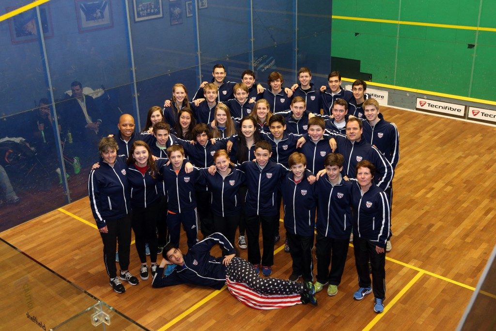 Team USA made squash history last year by heading to the British Junior Open Squash Championships.