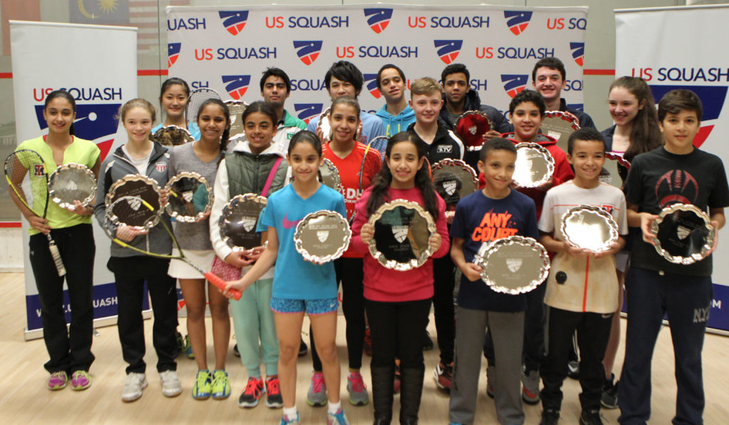 The 2015 U.S. Junior Open champions and finalists. 